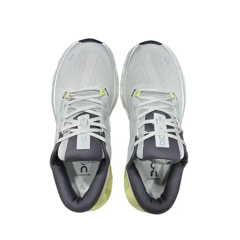 Women's On Running Cloudflyer 5  Pearl White / Grass Yellow